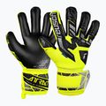 Reusch Attrakt Freegel Silver Junior safety yellow/silver/black children's goalkeeping gloves