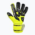 Reusch Attrakt Freegel Silver Junior safety yellow/silver/black children's goalkeeping gloves 2