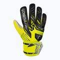 Reusch Attrakt Solid Junior safety yellow/silver children's goalkeeping gloves 2