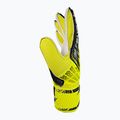 Reusch Attrakt Solid Junior safety yellow/silver children's goalkeeping gloves 4
