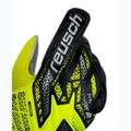 Reusch Attrakt Solid Junior safety yellow/silver children's goalkeeping gloves 5