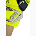 Reusch Attrakt Solid Junior safety yellow/silver children's goalkeeping gloves 7