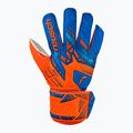 Reusch Attrakt Solid Junior shocking orange/blue children's goalkeeper gloves 2
