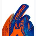 Reusch Attrakt Solid Junior shocking orange/blue children's goalkeeper gloves 5