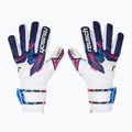Reusch Attrakt RE:GRIP NC Junior children's goalkeeping gloves blue/pink/white 2