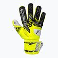 Reusch Attrakt Grip Junior safety yellow/silver children's goalkeeper gloves 2