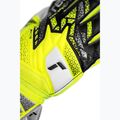 Reusch Attrakt Grip Junior safety yellow/silver children's goalkeeper gloves 5