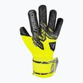 Reusch Attrakt Gold X NC Junior safety yellow/silver/black children's goalkeeper gloves 2