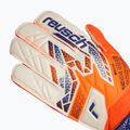 Reusch Attrakt Solid Junior shocking orange/energize blue children's goalkeeper gloves 4