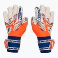 Reusch Attrakt Fusion goalkeeper gloves shocking orange/energize blue 2