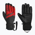 Men's ski gloves Reusch Booster Gore-Tex black/tango red