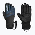 Men's ski gloves Reusch Booster Gore-Tex black/dress blue