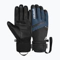 Men's ski gloves Reusch Booster Gore-Tex black/dress blue 2