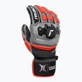 Men's ski gloves Reusch Worldcup Warrior GS black/silver/fluo red 3