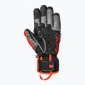 Men's ski gloves Reusch Worldcup Warrior GS black/silver/fluo red 4