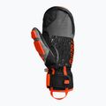Ski gloves Reusch Worldcup Warrior GS Mitten black/silver/fluo red 3