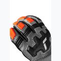 Ski gloves Reusch Worldcup Warrior DH black/silver/fluo red 5