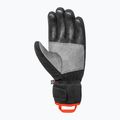 Men's ski gloves Reusch Worldcup Warrior R-Tex XT black/silver/fluo red 4
