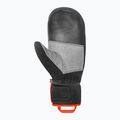 Ski gloves Reusch Worldcup Warrior R-Tex XT Mitten black/silver/fluo red 3