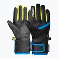 Children's ski gloves Reusch Dan R-Tex XT Junior blck/bril blu/safety yell 2