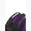 Children's ski gloves Reusch Dan R-Tex XT Junior black/pink glo 5
