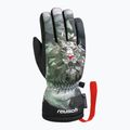 Children's ski gloves Reusch Carter R-Tex XT blck/silver/fluo red 2