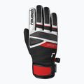 Men's ski gloves  Reusch Thunder R-Tex XT black/white/fire red 3