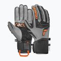Men's ski gloves Reusch Ultra steel grey / black / shoc 2