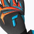 Goalkeeper gloves Reusch Attrakt Aqua Evolution black/shocking orange/aqua blue 5