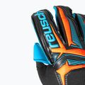 Goalkeeper gloves Reusch Attrakt Aqua Evolution black/shocking orange/aqua blue 6