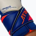 Goalkeeper gloves Reusch Attrakt Gold X Guardian sharp blue/white/shocking orange 8