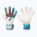 Goalkeeper gloves Reusch Attrakt SpeedBump white/light blue