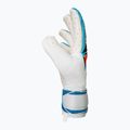 Goalkeeper gloves Reusch Attrakt SpeedBump white/light blue 4