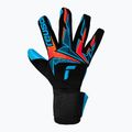 Goalkeeper gloves Reusch Attrakt Freegel Aqua black/shocking orange/aqua blue 2
