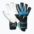 Goalkeeper gloves Reusch Attrakt RE:GRIP Evolution black/ocean light 2