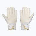 Children's goalkeeper gloves Reusch Attrakt AB1 Solid Junior white/gold 3