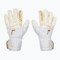 Goalkeeper gloves Reusch Attrakt AB1 Advance white/gold 2