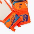 Children's goalkeeper gloves Reusch Attrakt Grip Junior shocking orange/blue 5