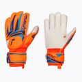 Children's goalkeeper gloves Reusch Attrakt Advance Junior shocking orange/blue