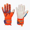 Children's goalkeeper gloves Reusch Attrakt Freegel Advance Junior shocking orange/blue