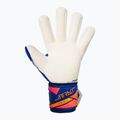 Goalkeeper gloves Reusch Attrakt Gold X NC sharp blue/white/shocking orange 3