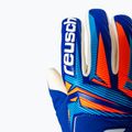 Goalkeeper gloves Reusch Attrakt Gold X NC sharp blue/white/shocking orange 6