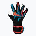 Goalkeeper gloves Reusch Attrakt Freegel Advance black/aqua blue/shocking orange 2