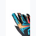 Goalkeeper gloves Reusch Attrakt Freegel Advance black/aqua blue/shocking orange 6