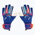 Children's goalkeeper gloves Reusch Attrakt Gold X NC Junior sharp blue/white/shocking orange 2