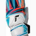 Children's goalkeeper gloves Reusch Attrakt Starter Solid Junior white/light blue 6