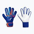Children's goalkeeper gloves Reusch Attrakt Starter Solid Junior sharp blue/white/shocking orange