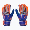 Children's goalkeeper gloves Reusch Attrakt Solid Junior sharp blue/shocking orange 2