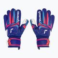 Children's goalkeeper gloves Reusch Attrakt Grip Junior sharp blue/white/shocking orange 2