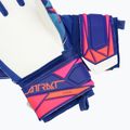 Children's goalkeeper gloves Reusch Attrakt Grip Junior sharp blue/white/shocking orange 6